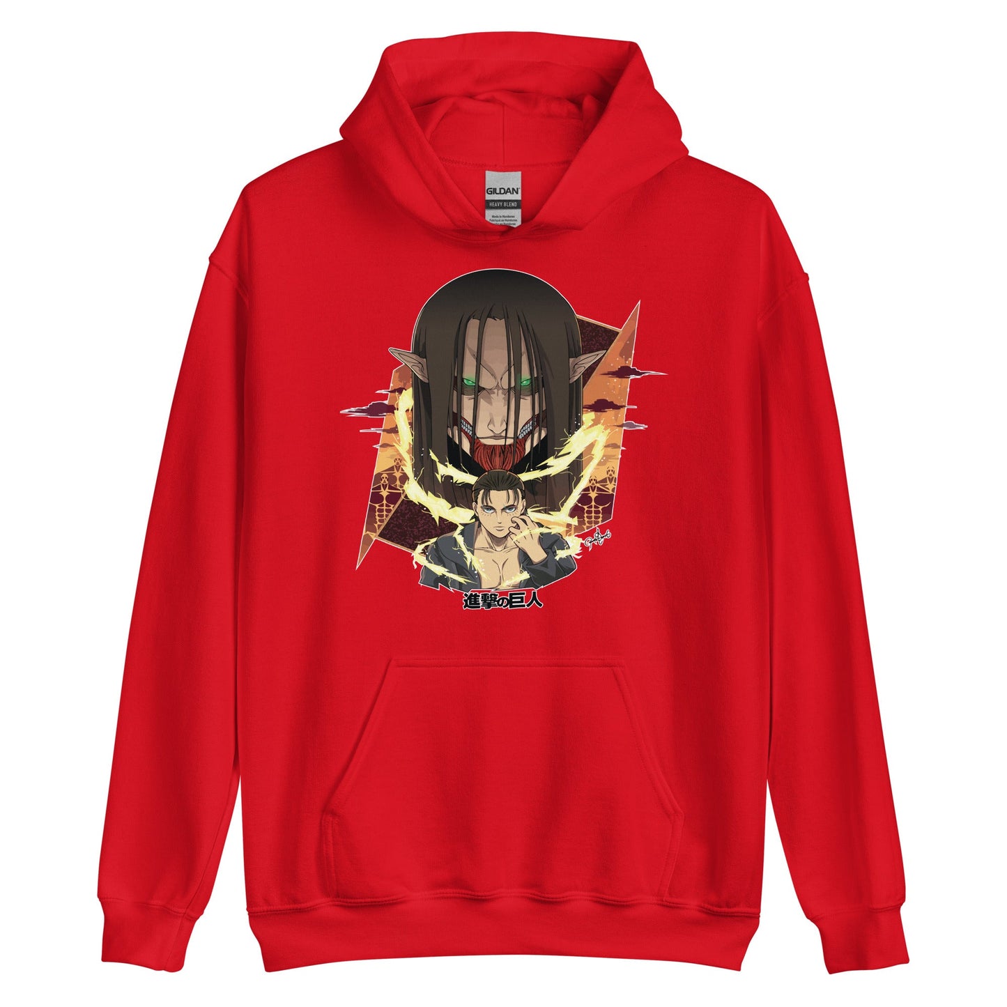 Attack on Titan: Eren Titan Form" Hoodie - The Truth Graphics