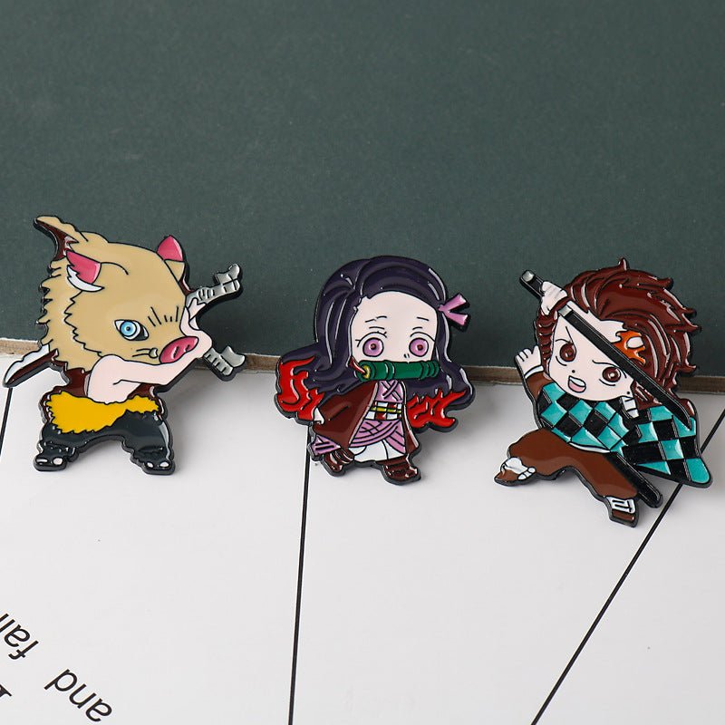 Demon Slayer Fanart Pins - The Truth Graphics