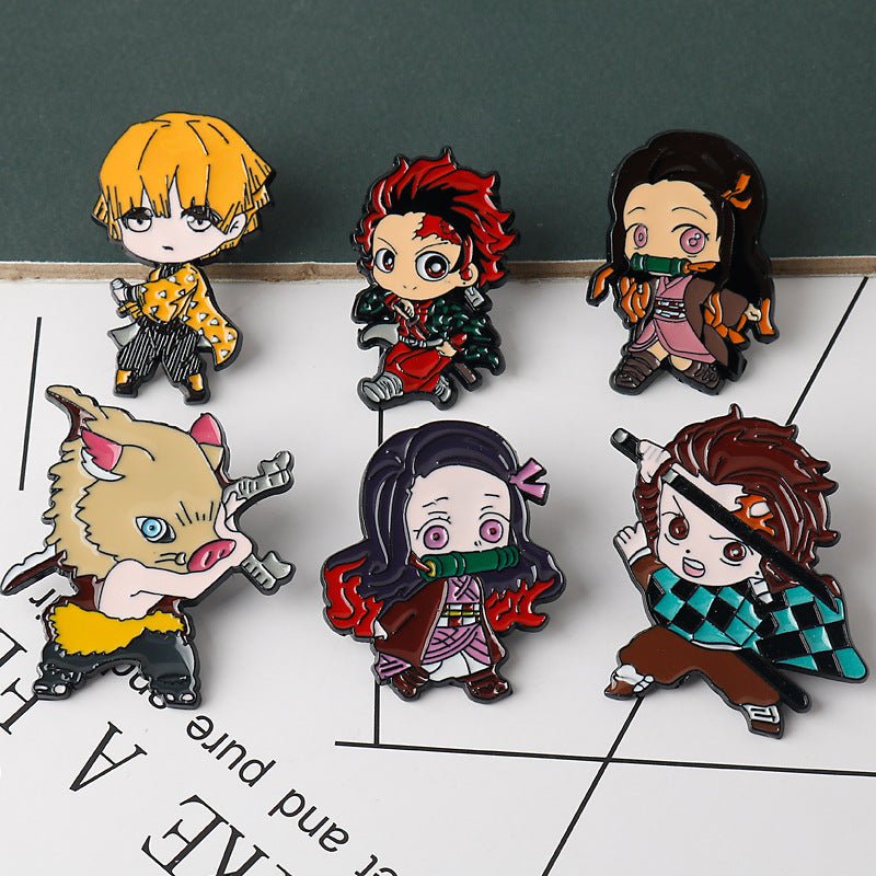 Demon Slayer Fanart Pins - The Truth Graphics