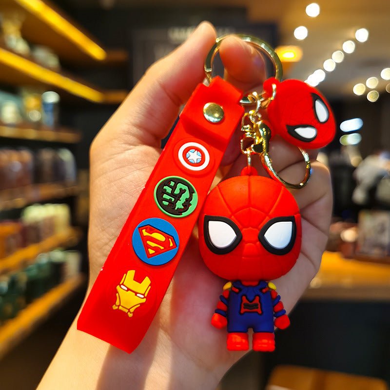 Disney Marvel Superhero Spiderman Cartoon Figure Keychain - The Truth Graphics