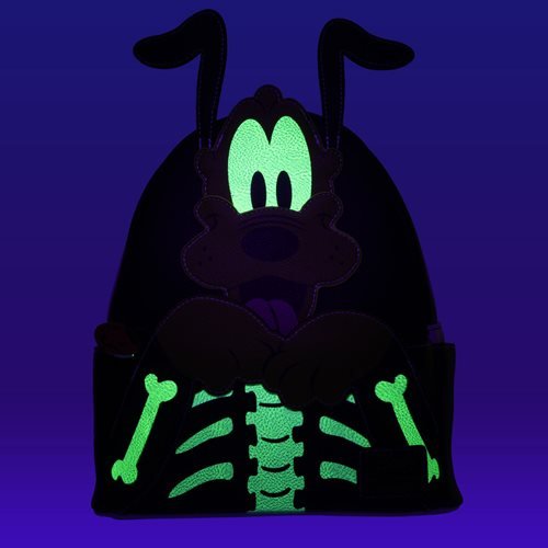 Disney Pluto Skellington Glow in the Dark Mini Backpack - The Truth Graphics