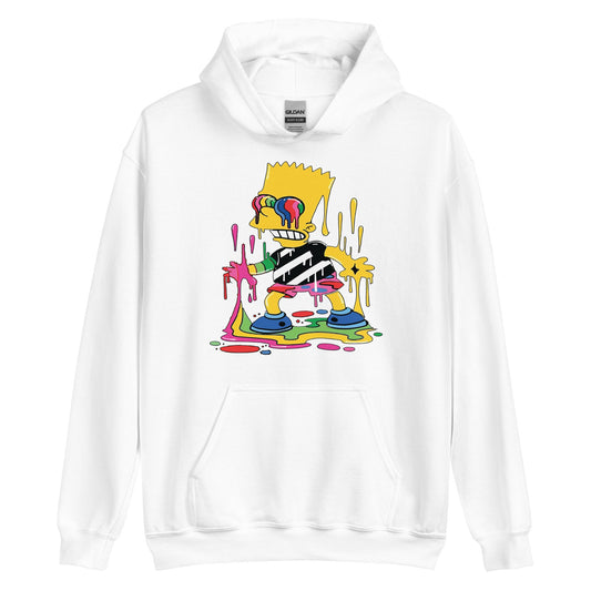 Dripping Simpsons in Colors" Hoodie - The Truth Graphics