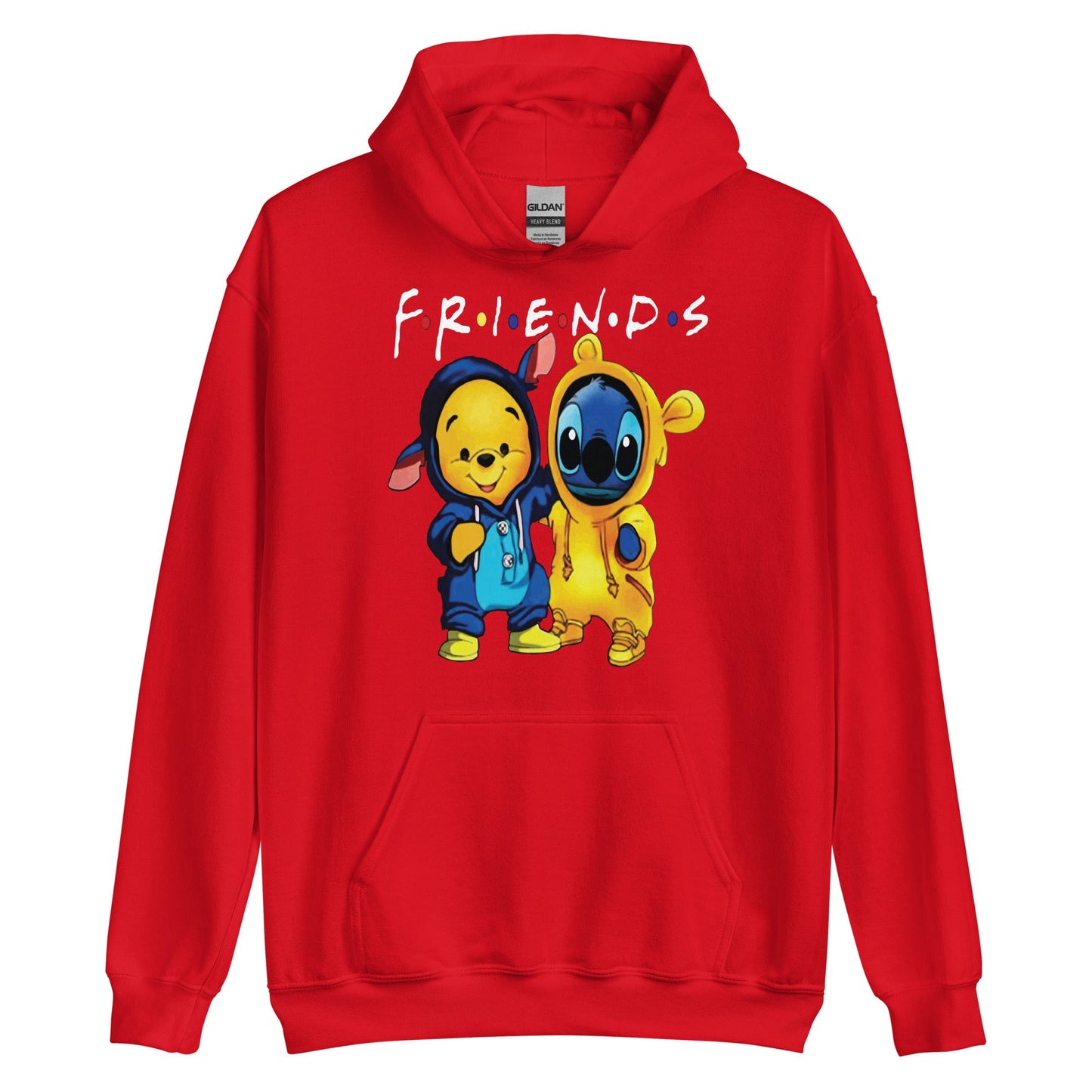 Friends Hoodie - Stich &pooh - The Truth Graphics