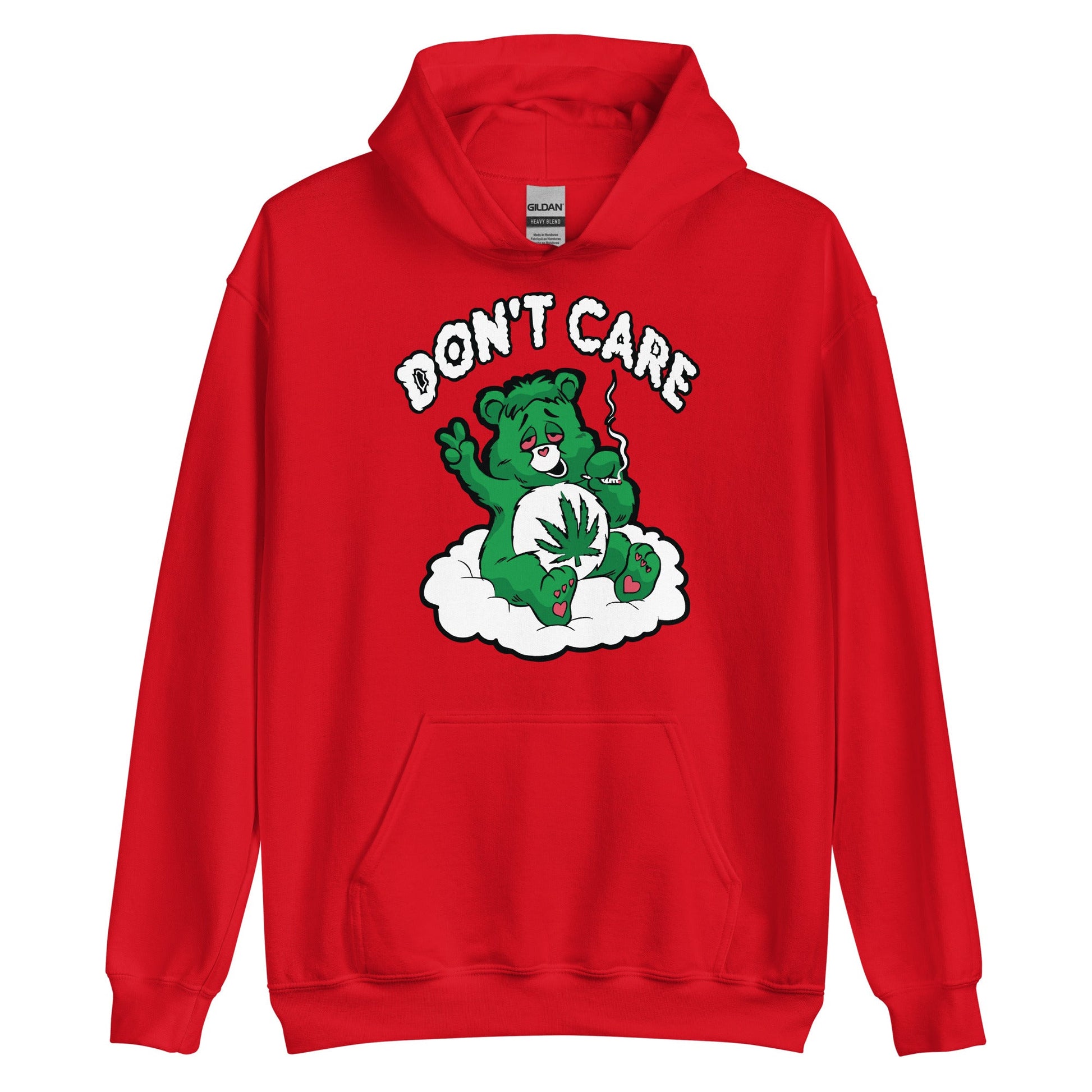 Introducing our cheeky and carefree "I Don't Care Bear" Hoodie, a bold expression of nonchalant attitude and carefree vibes. - The Truth Graphics