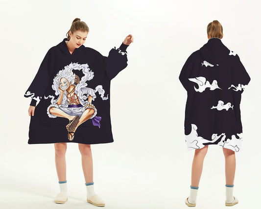Kimono Summer Loose Blanket Hoodie - OLMCOL