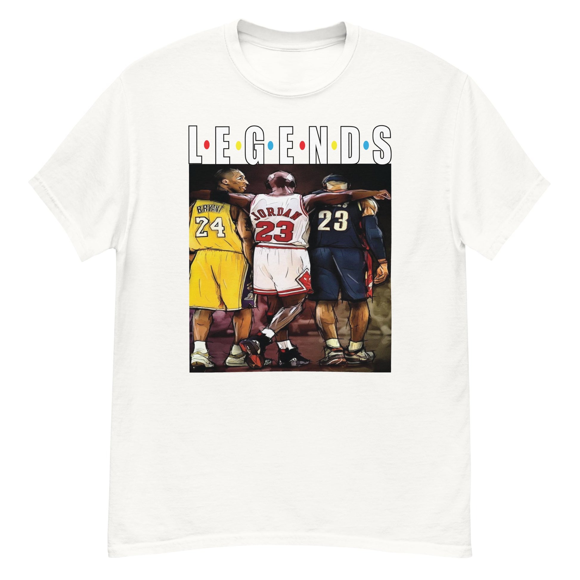 Legends T-shirt : Michael Jordan , kobe Bryant , and LeBron James Trio - The Truth Graphics