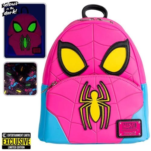 Marvel Spider Man Cosplay Glow in the Dark Mini Backpack - The Truth Graphics
