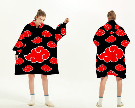 Naruto Akatsuki Snug Oversized Blanket Hoodie - OLMCOL