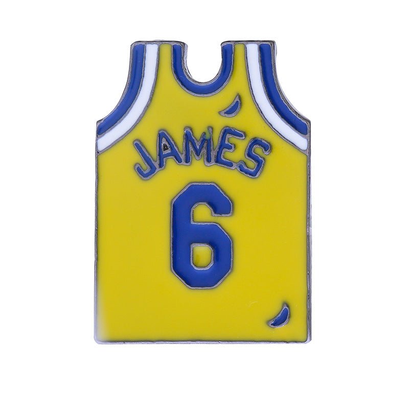 NBA basketball jersey lapel pin - The Truth Graphics