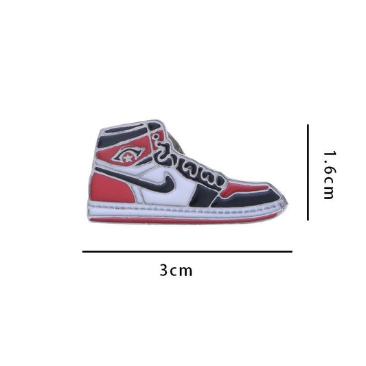 Nike Air Jordans Red Enamel Metal Brooch Badge Lapel Hat Pin - The Truth Graphics