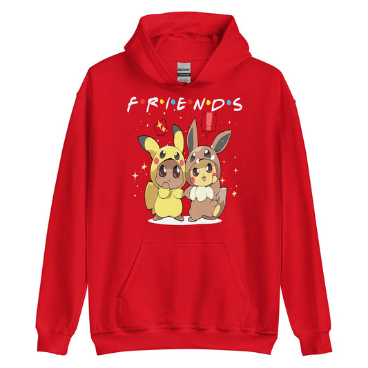 pikachu eevee friends hoodie - The Truth Graphics
