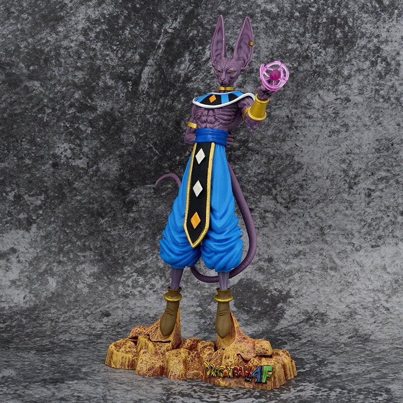 REOZIGN Dragon Ball Figure Beerus Figurine 30 cm Beerus DBZ Figure PVC Statue Model Action Figures Anime Collection Decoration for Anime Fan - The Truth Graphics
