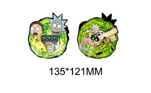 Rick and Morty Anime 3D Stickers 135*121mm - The Truth Graphics