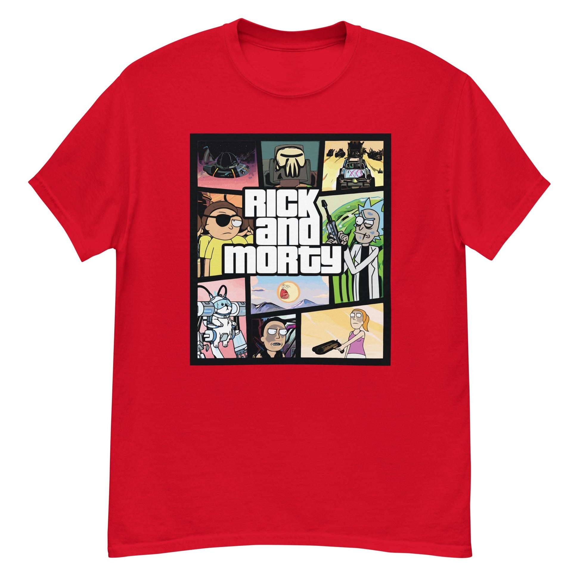Ricky and Morty as GTA T-shirt - The Truth Graphics