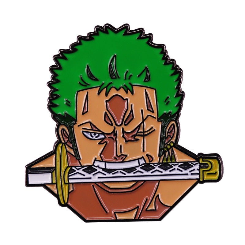 Roronoa Zoro Pins - The Truth Graphics