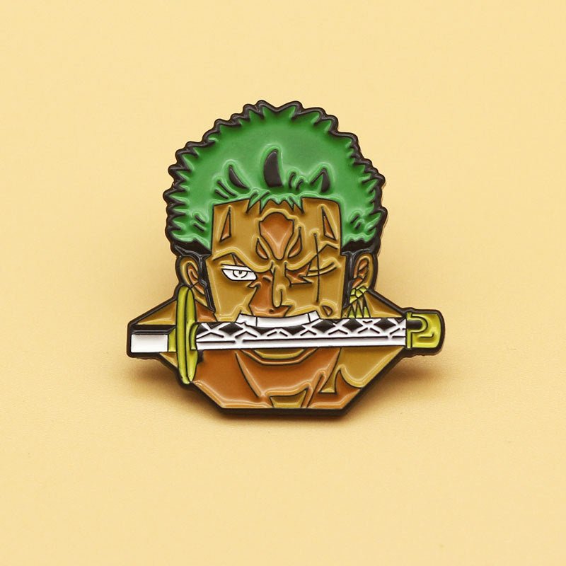 Roronoa Zoro Pins - The Truth Graphics