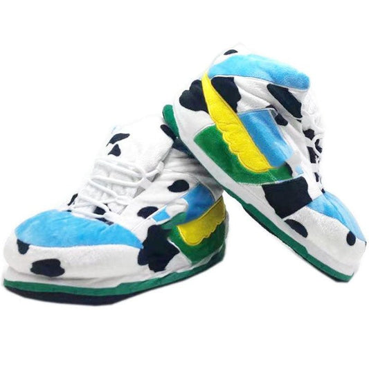 Scoop of Style: Unisex One-Size Ben & Jerry's Chunky Dunky Sneaker Slippers - The Truth Graphics