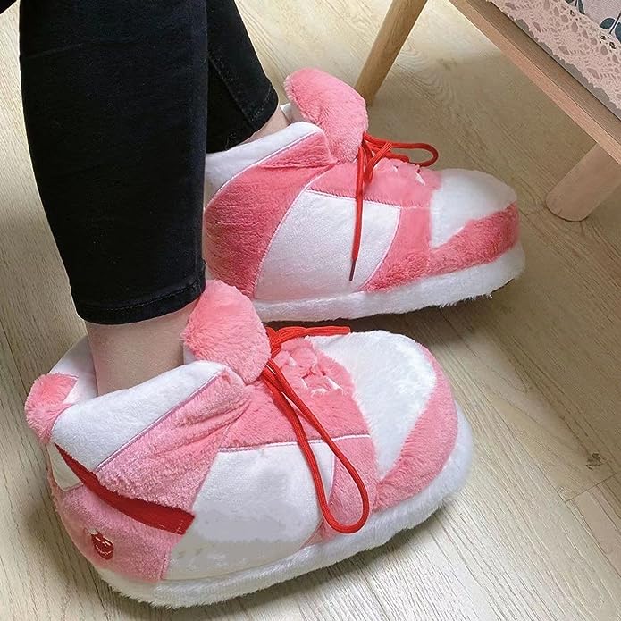 Pink hot sale sneaker slippers