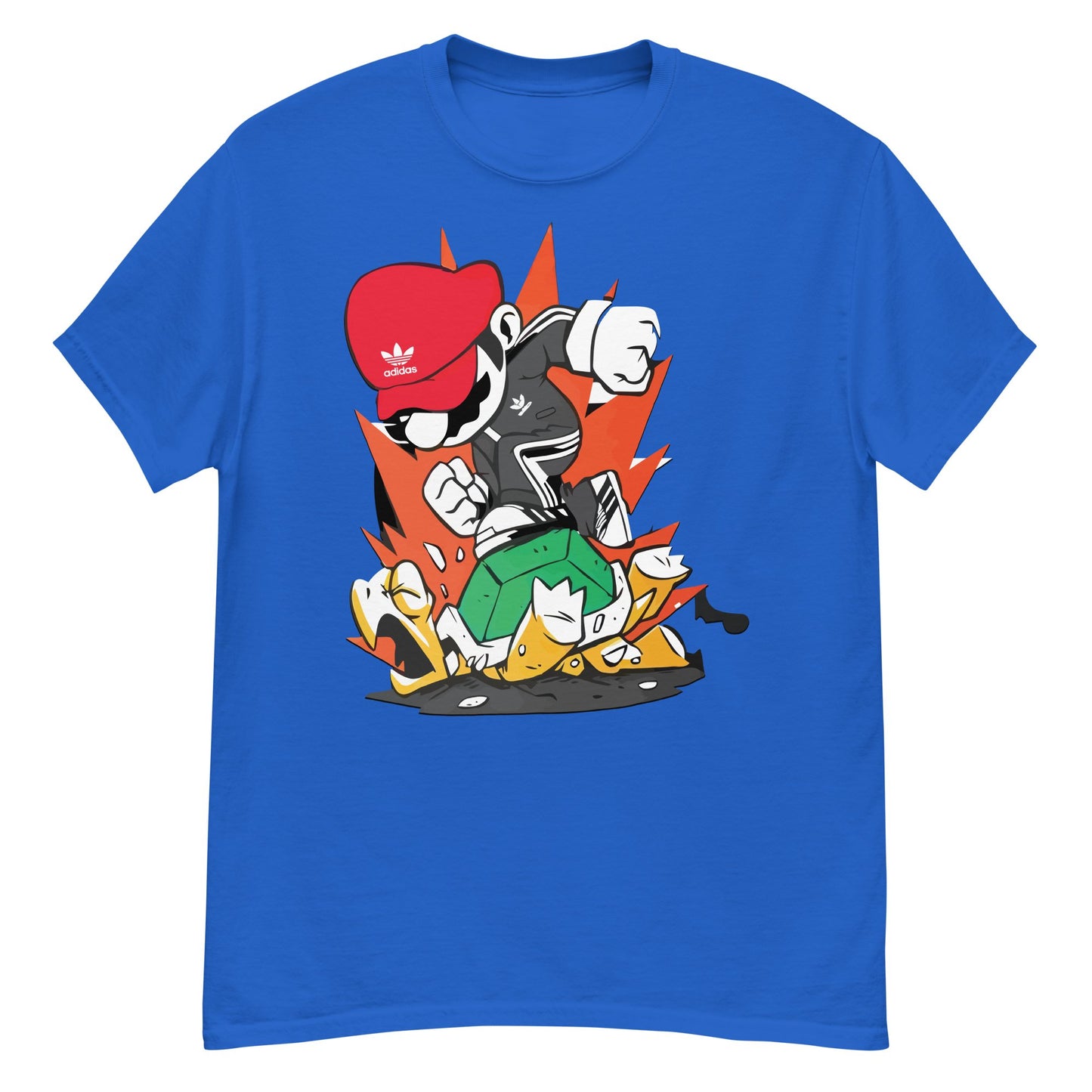Super Mario Jumping on a Turtle T-shirt; Embrace the classic adventure - The Truth Graphics