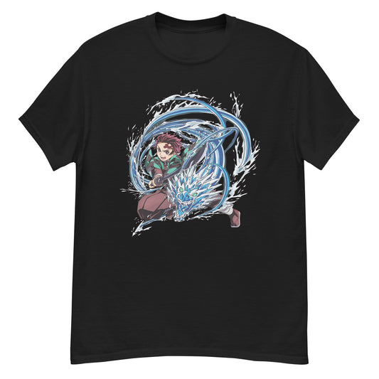 Tanjiro Kamado Water Dragon T-shirt - The Truth Graphics