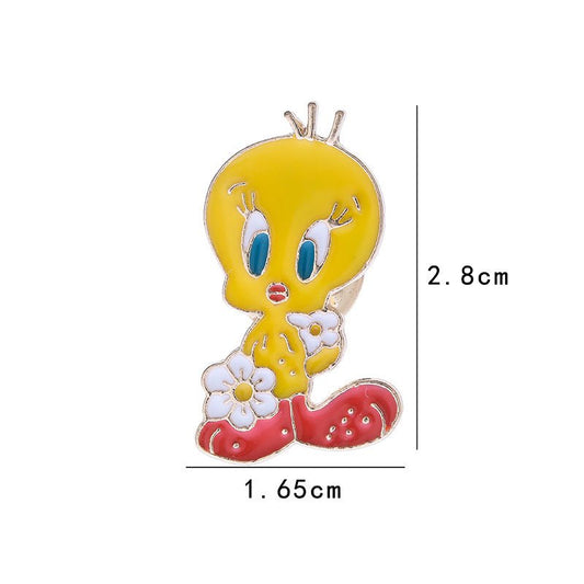 tweety Metal Charm Pendant DIY Necklace Jewelry Pins - The Truth Graphics