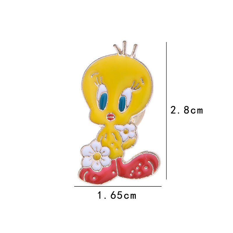 tweety Metal Charm Pendant DIY Necklace Jewelry Pins - The Truth Graphics